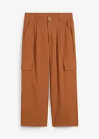 Wijde 7/8 cargo broek, bonprix