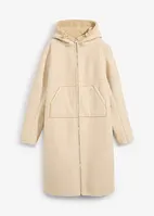 Coat in suède look met teddy voering, bonprix