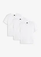 T-shirt met V-hals (set van 3), bonprix