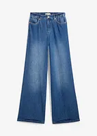 High waist jeans wide leg, bonprix