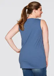 Katoenen longtop met kant, bonprix