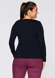 Longsleeve met ronde hals, bonprix