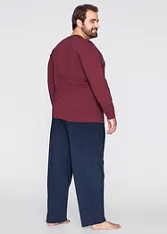 Pyjama met katoen en lange mouwen, bonprix