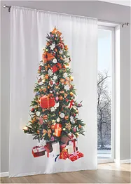 LED gordijn met kerstboomprint (1 stuk), bonprix