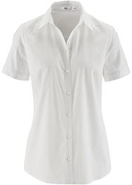 witte blouse korte mouw dames