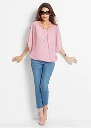 Chiffon blouse met ondershirt, bonprix