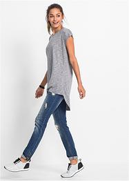 Longshirt met afgeronde onderrand, RAINBOW