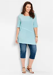 Mid waist stretch jeans, straight, bonprix