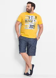 Cargo bermuda van katoen, loose fit, bonprix