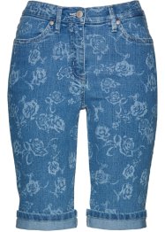 Jeans bermuda met print, bpc selection