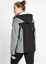 Softshell jas met reflecterende details, waterafstotend, bonprix