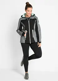 Softshell jas met reflecterende details, waterafstotend, bonprix