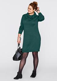 Gebreide jurk met col, bpc bonprix collection