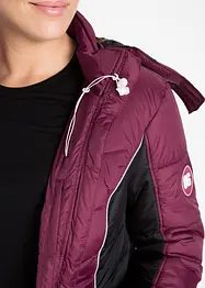 Lange, gewatteerde outdoor jas, waterafstotend, bonprix