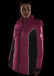 Lange, gewatteerde outdoor jas, waterafstotend, bonprix