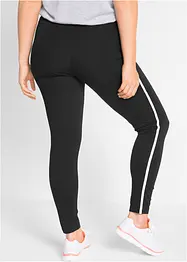 Sportlegging met contrastkleurige tapes, cropped, bonprix