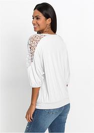 Oversized shirt met kant, BODYFLIRT