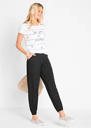 Jersey broek met steekzakken in een soepele viscosemix, bonprix