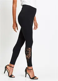 Legging met kant, bonprix