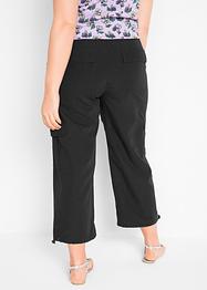 High waist 7/8 broek met elastische band (set van 2), bpc bonprix collection