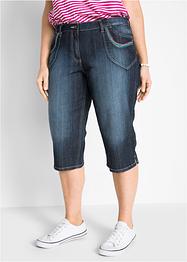 Capri jeans met comfortband, straight, bpc bonprix collection