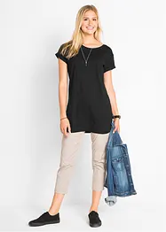Boxy longshirt, korte mouw, bonprix