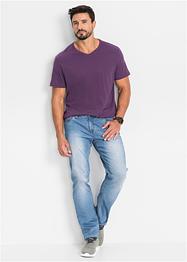 T-shirt met V-hals (set van 3), bpc bonprix collection