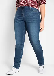 Stretch boyfriend jeans, mid waist, bonprix