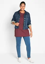 Boxy longshirt, korte mouw, bonprix