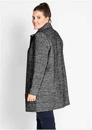 Korte coat voor tussenseizoen in wollen look, bonprix