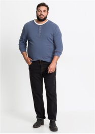 Classic fit jeans met deels elastische band, straight, John Baner JEANSWEAR