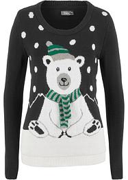 Kersttrui met ronde hals, bpc bonprix collection