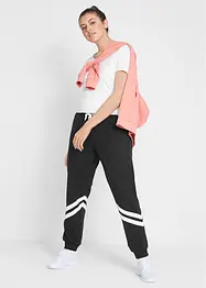 Sweatpants met tapes, bonprix