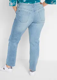 Stretch jeans mid waist, straight, bonprix