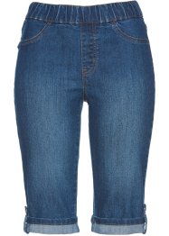 Jeans bermuda met elastische band, bpc selection