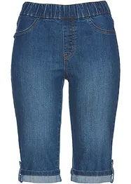 Jeans bermuda met elastische band, bonprix