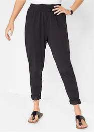 Jersey broek van katoen, bonprix