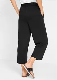 Viscose culotte met strikceintuur, bonprix