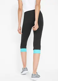 Capri sportlegging met contrastkleurige boorden, bonprix