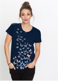 T-shirt met vlinders, RAINBOW