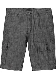 Chambray cargo bermuda loose fit, bonprix