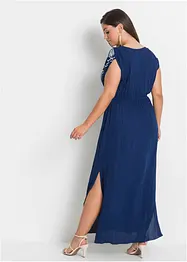 Maxi jurk met borduursel, bonprix