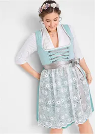 Dirndl met kanten schort, knielang (2-dlg. set), bpc bonprix collection