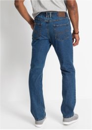 Classic fit jeans met deels elastische band, straight, John Baner JEANSWEAR