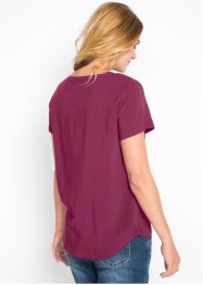 Viscose blouse, korte mouw, bonprix