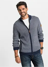 Grof gebreide vest met opstaande kraag, bonprix