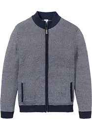Grof gebreide vest met opstaande kraag, bonprix