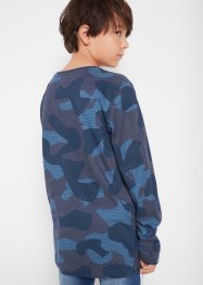 Jongens longsleeve met camouflageprint van biologisch katoen, bpc bonprix collection