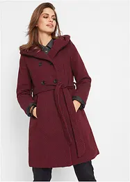 Korte coat met wol, bonprix