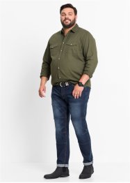 Regular fit stretch jeans met comfort belly fit, tapered, John Baner JEANSWEAR